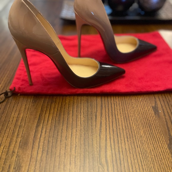 christian-louboutin  size 6 color black and beige So Kate 120mm pump - Picture 8 of 8